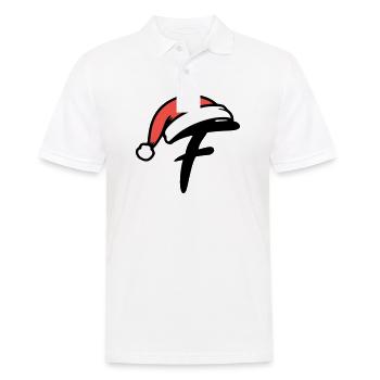 Lettre F Noël - Polo Homme - blanc - Devant - Kai (181cm)