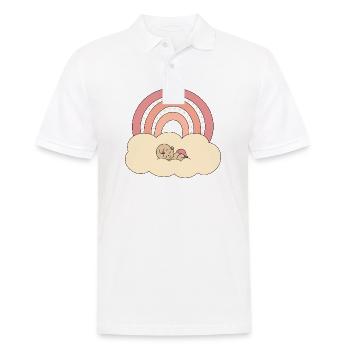 Regenbogen Baby - Männer Poloshirt - Weiß - Vorne - Kai (181cm)