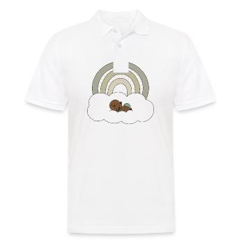 Regenbogen Baby - Männer Poloshirt - Weiß - Vorne - Kai (181cm)