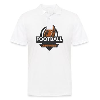 Ballsport - Männer Poloshirt - Weiß - Vorne - Kai (181cm)