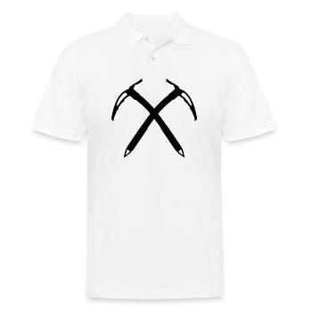 Piolet croisé Dark - Polo Homme - blanc - Devant - Kai (181cm)