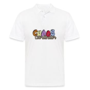 Kindergarten Chaos Koordinator - Männer Poloshirt - Weiß - Vorne - Kai (181cm)