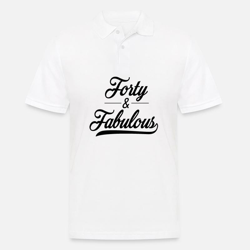40. Geburtstag - Männer Poloshirt - Weiß