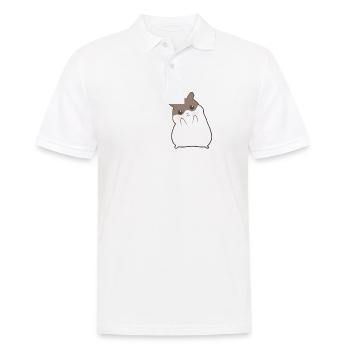Hamster - hamster titulaire - amour de hamster - amour - Polo Homme - blanc - Devant - Kai (181cm)