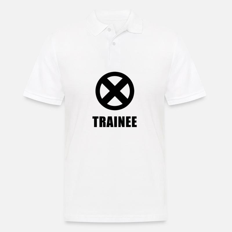 X Trainee - Männer Poloshirt - Weiß
