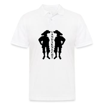 landsknecht - Männer Poloshirt - Weiß - Vorne - Kai (181cm)