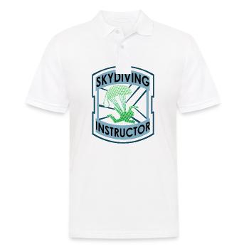 Parachutiste Parachute Professeur formateur T-shirt - Polo Homme - blanc - Devant - Kai (181cm)