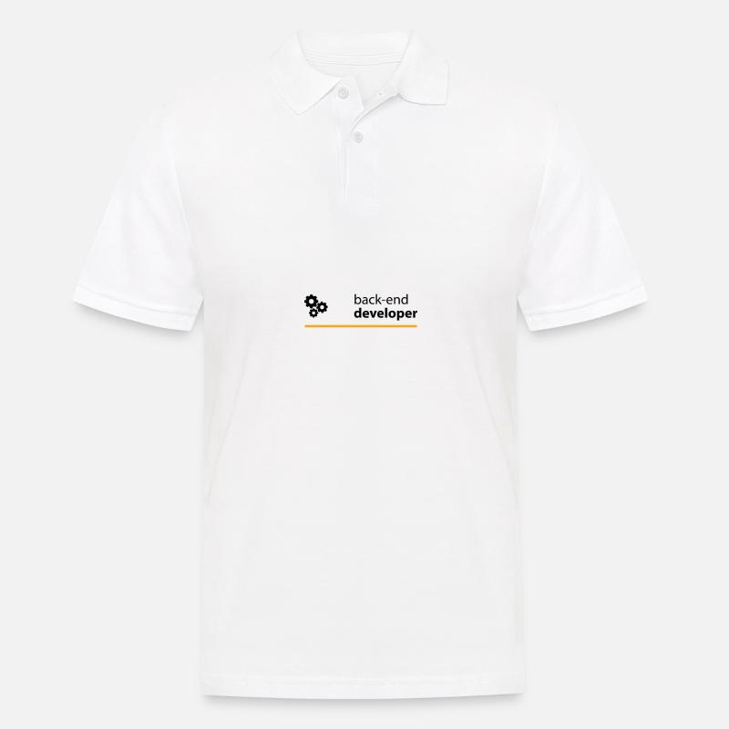 Back-end developer - Polo Homme - blanc