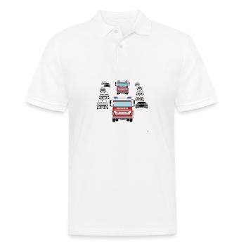 Rescue alley saves lives - Men's Polo Shirt - white - Front - Kai (181cm)