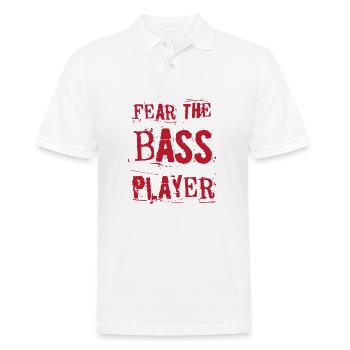 craignez le bassiste - Craignez le bassiste - Polo Homme - blanc - Devant - Kai (181cm)