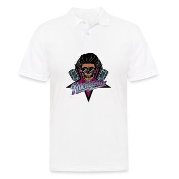 Rockabilly pour toujours - Polo Homme - blanc - Devant - Kai (181cm)