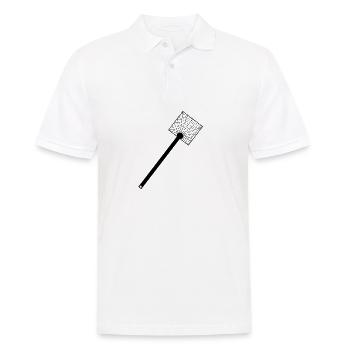Des tapes noires - Polo Homme - blanc - Devant - Kai (181cm)
