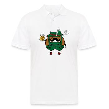 potato in costume Prost - Men's Polo Shirt - white - Front - Kai (181cm)