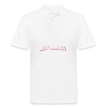 Mountain Bike Bicycle Dirt Trail Offroad - Men's Polo Shirt - white - Front - Kai (181cm)