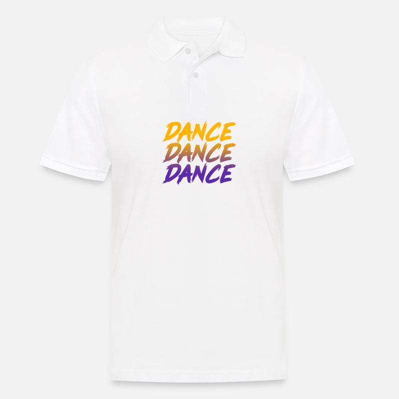 Dance Dance Dance Shirt - Männer Poloshirt - Weiß