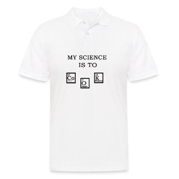 science cook - Polo Homme - blanc - Devant - Kai (181cm)