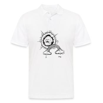 Karl Marx - Polo Homme - blanc - Devant - Kai (181cm)