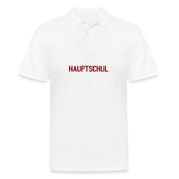 Ancienne école New School High School - Polo Homme - blanc - Devant - Kai (181cm)