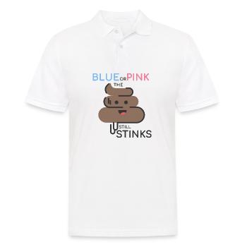 Garçon ou fille - Baby Party - Cadeau - Polo Homme - blanc - Devant - Kai (181cm)