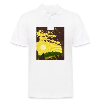Natur - Männer Poloshirt - Weiß - Vorne - Kai (181cm)