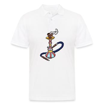 hookah - Men's Polo Shirt - white - Front - Kai (181cm)