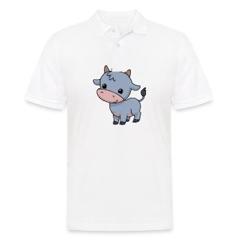 Taurus Sternzeichen Stier - Männer Poloshirt - Weiß - Vorne - Kai (181cm)