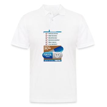 Fukitol Prescription funny physician gift - Men's Polo Shirt - white - Front - Kai (181cm)