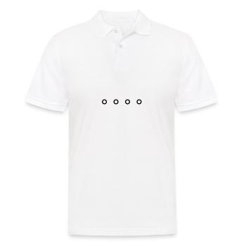 Fahrrad Mountainbike Rennrad MTB Geschenk Idee - Männer Poloshirt - Weiß - Vorne - Kai (181cm)