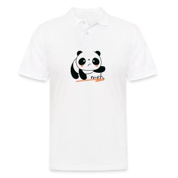 Panda ours panda pandas animal amour cadeau - Polo Homme - blanc - Devant - Kai (181cm)