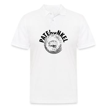 Patenonkel - Taufgeschenk - Männer Poloshirt - Weiß - Vorne - Kai (181cm)
