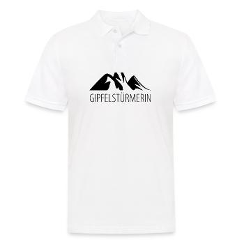 Berge Wandern Bergsteigen Gebirge - Männer Poloshirt - Weiß - Vorne - Kai (181cm)