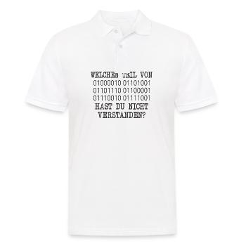 lustige admin Programmierer Linux IT Geschenkidee - Männer Poloshirt - Weiß - Vorne - Kai (181cm)