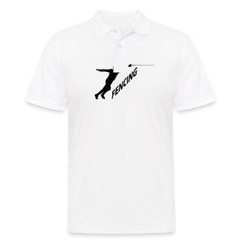 Escrime fencing escrimeur - Polo Homme - blanc - Devant - Kai (181cm)