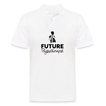 Futur physiothérapeute - Polo Homme - blanc - Devant - Kai (181cm)