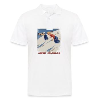 ski - Men's Polo Shirt - white - Front - Kai (181cm)