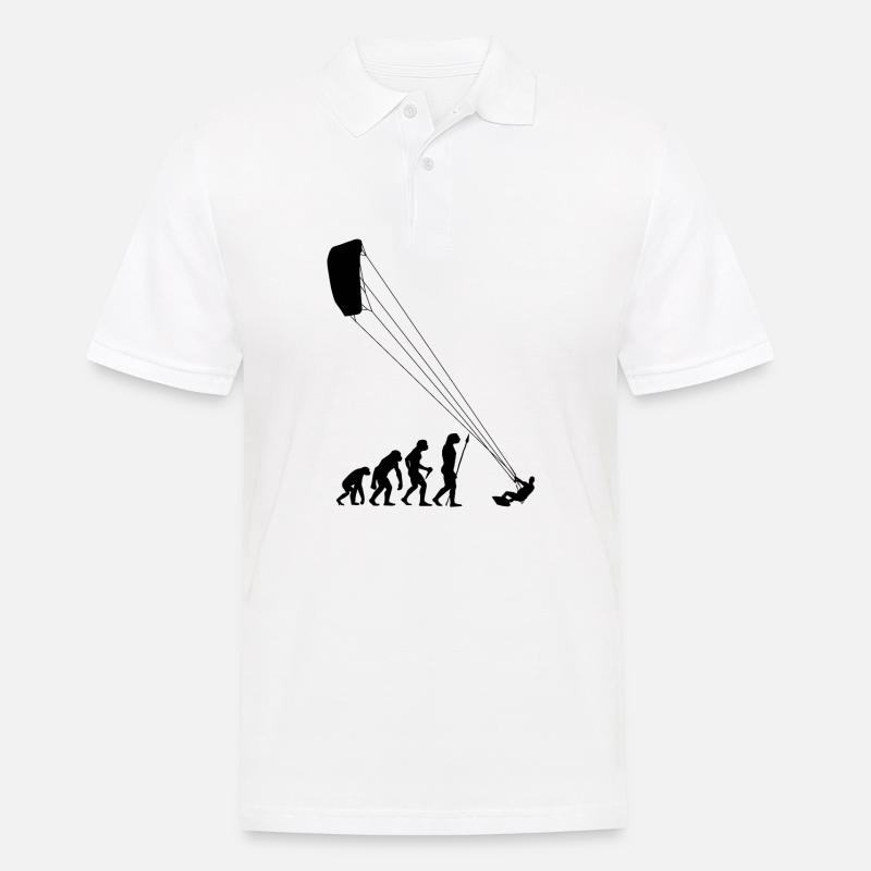 Surf Evolution Kitesurf Kitesurf surf sur surf - Polo Homme - blanc