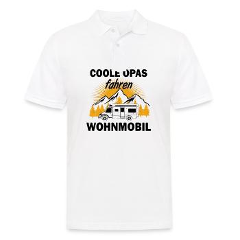 Camper und Rentner - Männer Poloshirt - Weiß - Vorne - Kai (181cm)