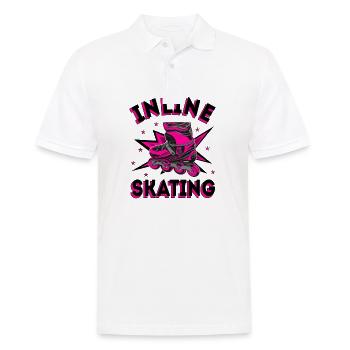 Inline Skating Inline-Skates - Männer Poloshirt - Weiß - Vorne - Kai (181cm)