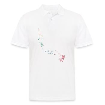 Pusteblume Blume des Lebens Chakra - Männer Poloshirt - Weiß - Vorne - Kai (181cm)