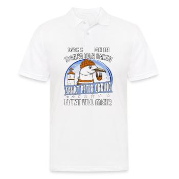 SANKT PETER ORDING - Männer Poloshirt - Weiß - Vorne - Kai (181cm)