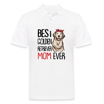 Golden Retriever - Men's Polo Shirt - white - Front - Kai (181cm)