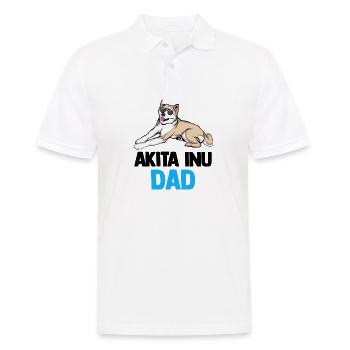 Akita Inu - Polo Homme - blanc - Devant - Kai (181cm)