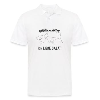 Sharkasmus Hai Haie Tauchen Tauch Für Taucher - Männer Poloshirt - Weiß - Vorne - Kai (181cm)