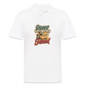 Joyeux dernier jour d’école - Polo Homme - blanc - Devant - Kai (181cm)