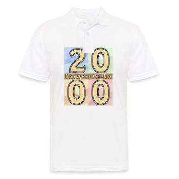 ANNÉE D’ANNIVERSAIRE 2000 - Polo Homme - blanc - Devant - Kai (181cm)