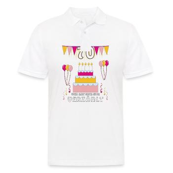 GEBURTSTAG 70 - Männer Poloshirt - Weiß - Vorne - Kai (181cm)