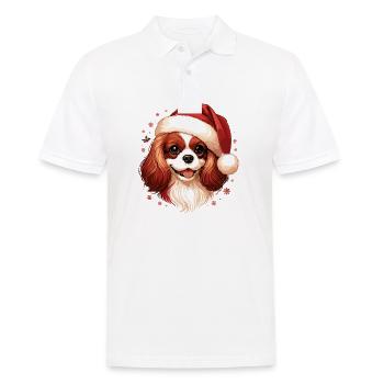 Cavalier Noel T-Shirt – Cadeau Unique - Polo Homme - blanc - Devant - Kai (181cm)