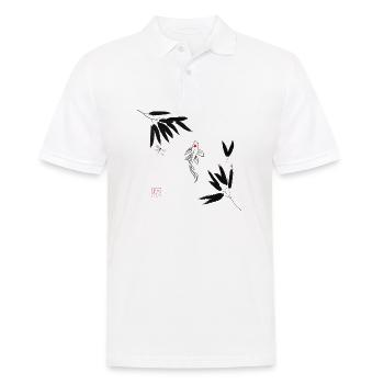 koi in water - Polo Homme - blanc - Devant - Kai (181cm)