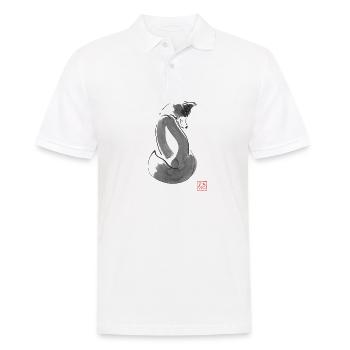 Fuchs Einfach - Männer Poloshirt - Weiß - Vorne - Kai (181cm)