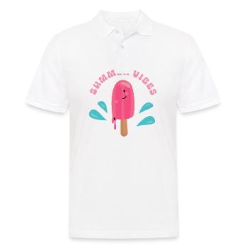 Sommer - Männer Poloshirt - Weiß - Vorne - Kai (181cm)